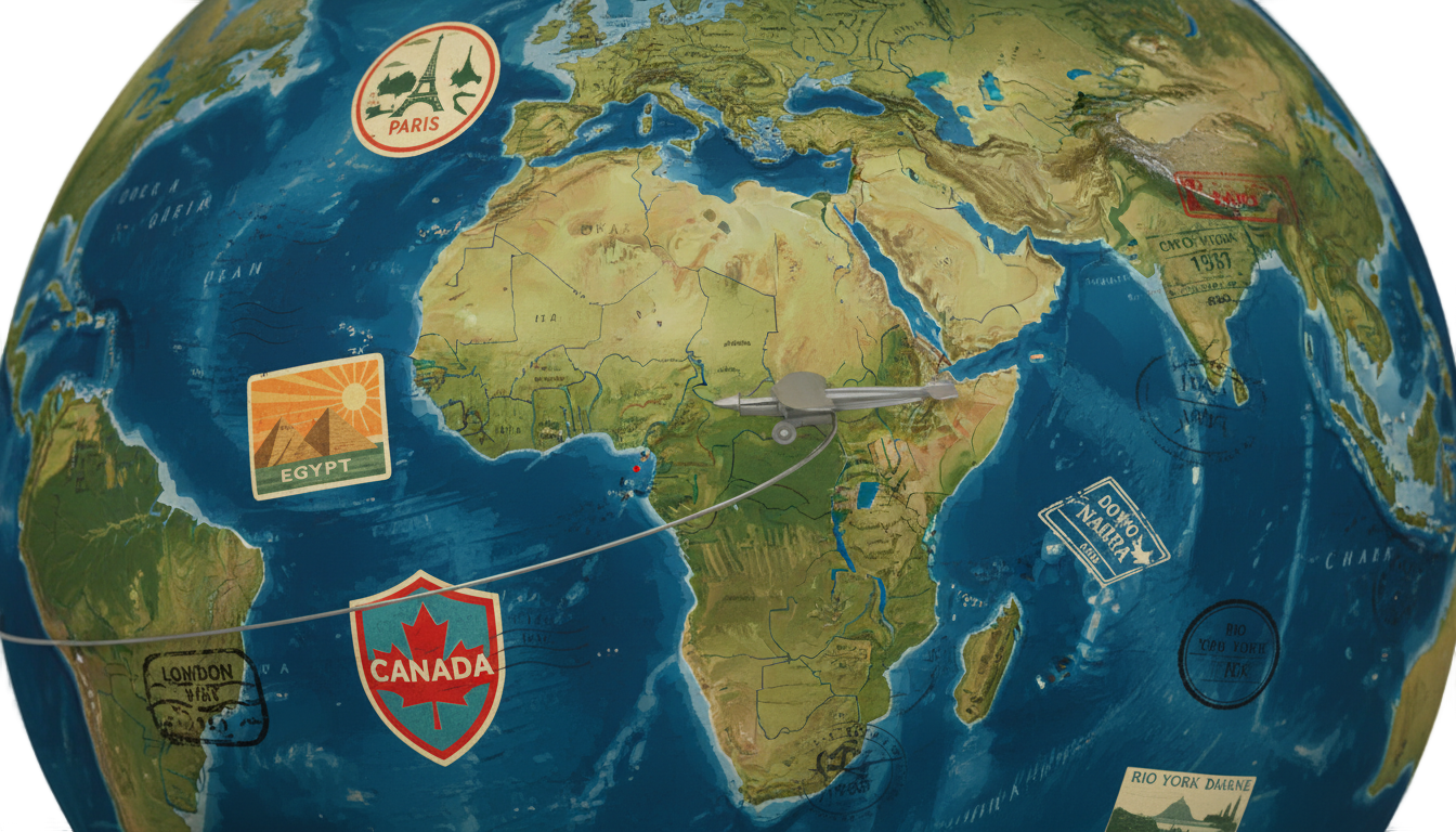 globe travel png PNG transparent background