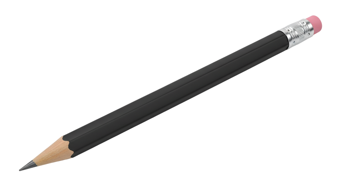 black pencil png PNG transparent background