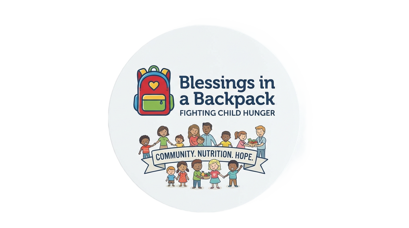 blessings in a backpack logo png PNG transparent background