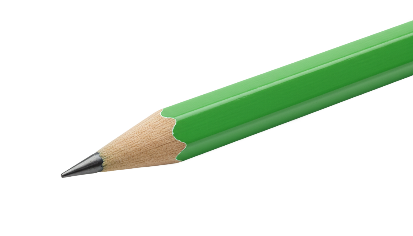 green pencil png PNG transparent background