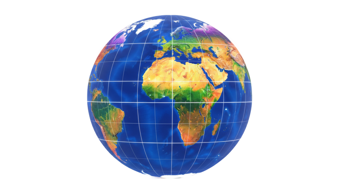 colorful globe png PNG transparent background