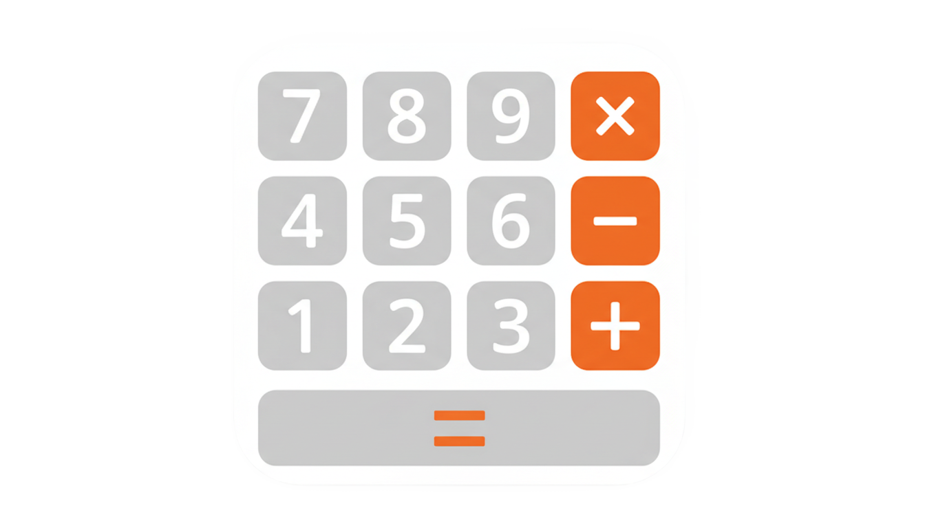 calculator app logo png PNG transparent background