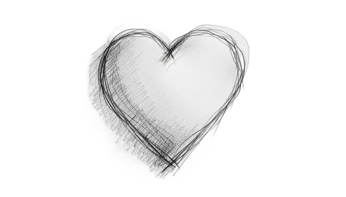 pencil heart png PNG transparent background