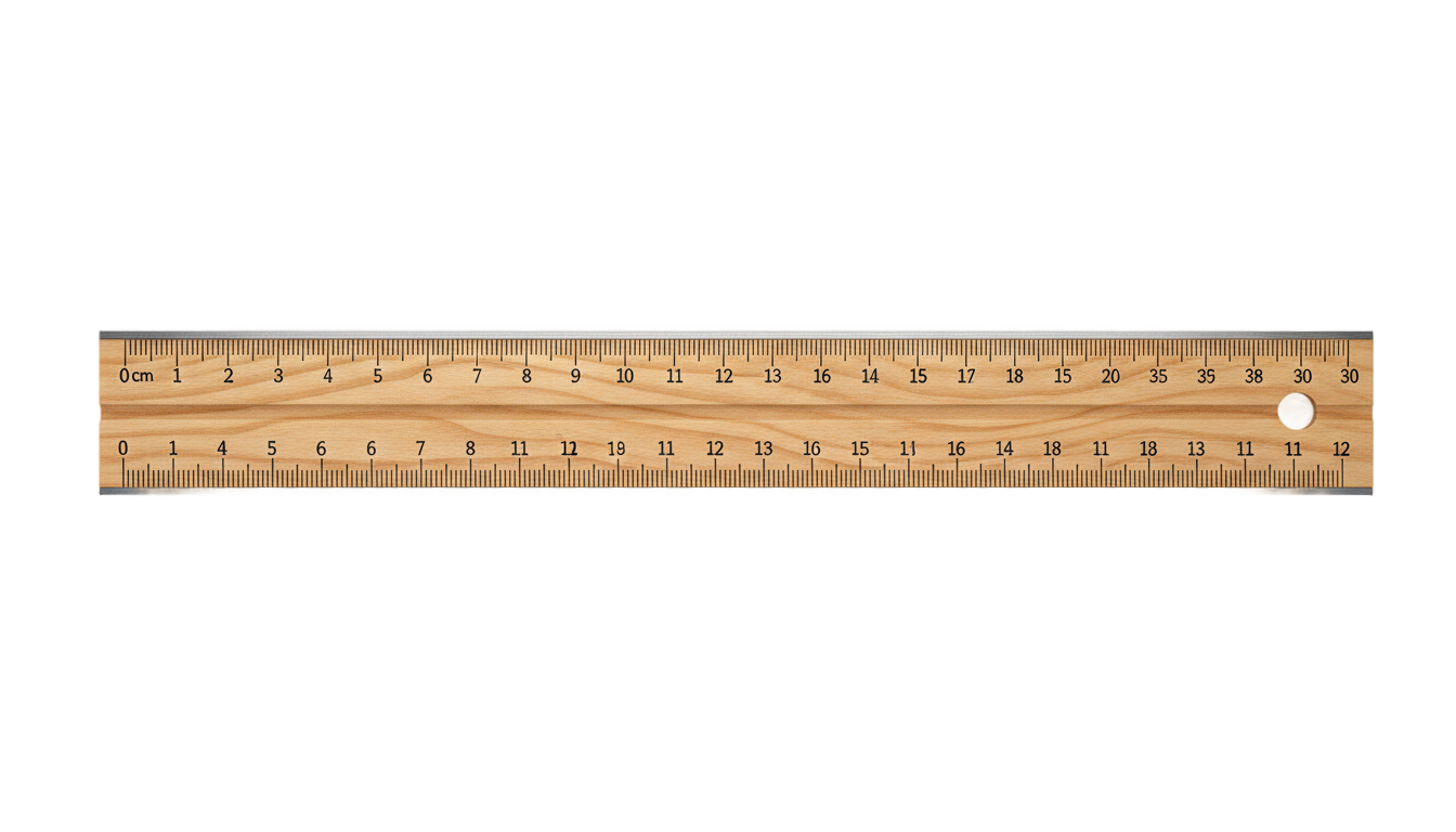 wooden ruler png PNG transparent background