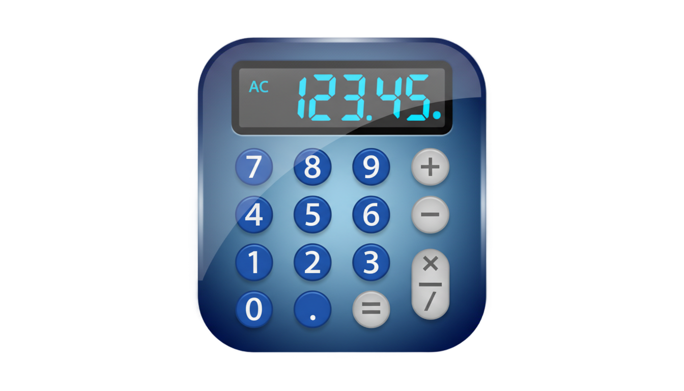 calculator app icon png PNG transparent background