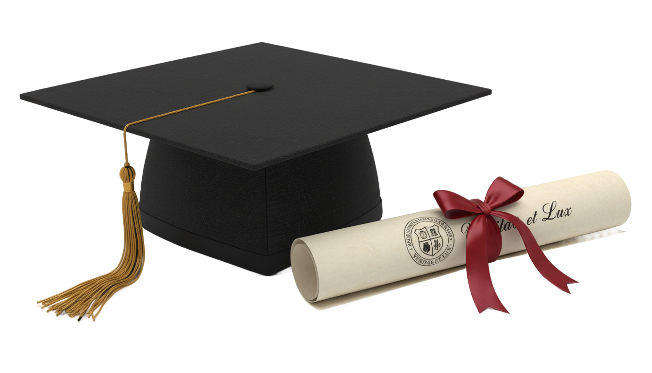 graduation cap and diploma clipart png PNG transparent background