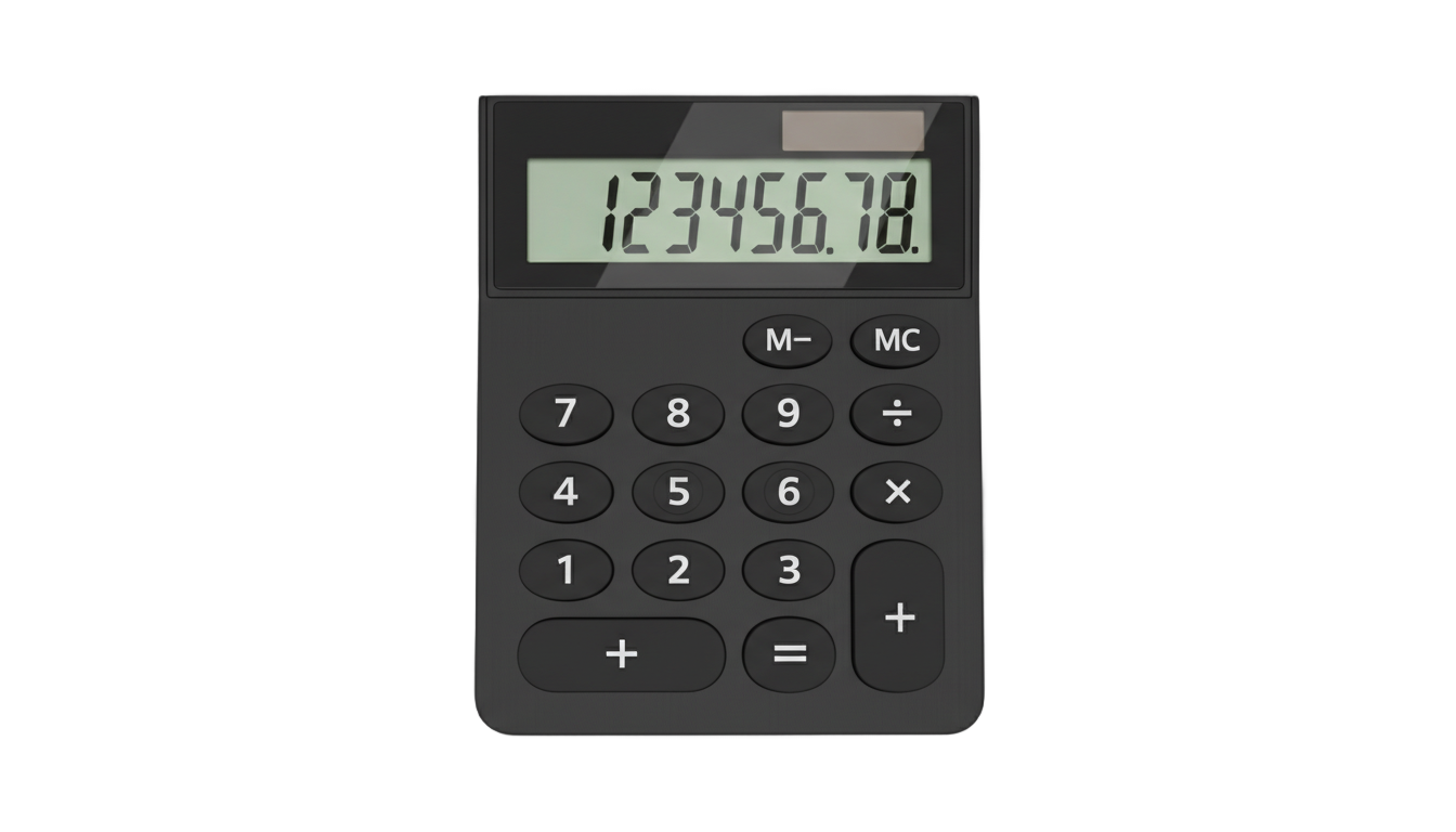 calculator png black PNG transparent background