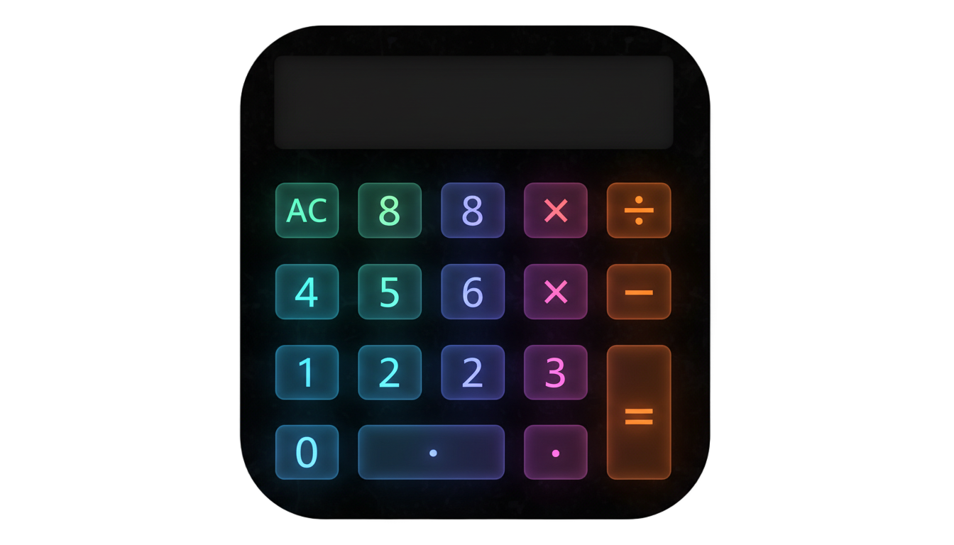 ios calculator icon png PNG transparent background