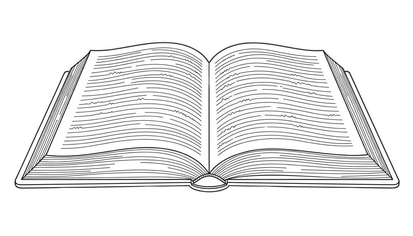 book clipart black and white png PNG transparent background
