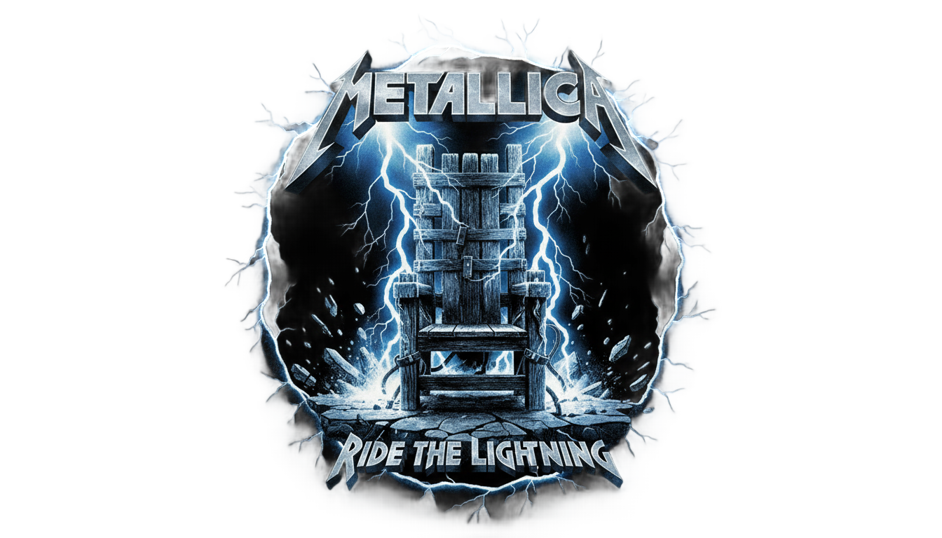 metallica ride the lightning logo png PNG transparent background