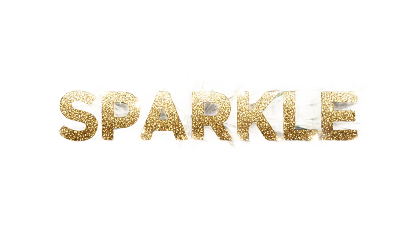 sparkle word png PNG transparent background