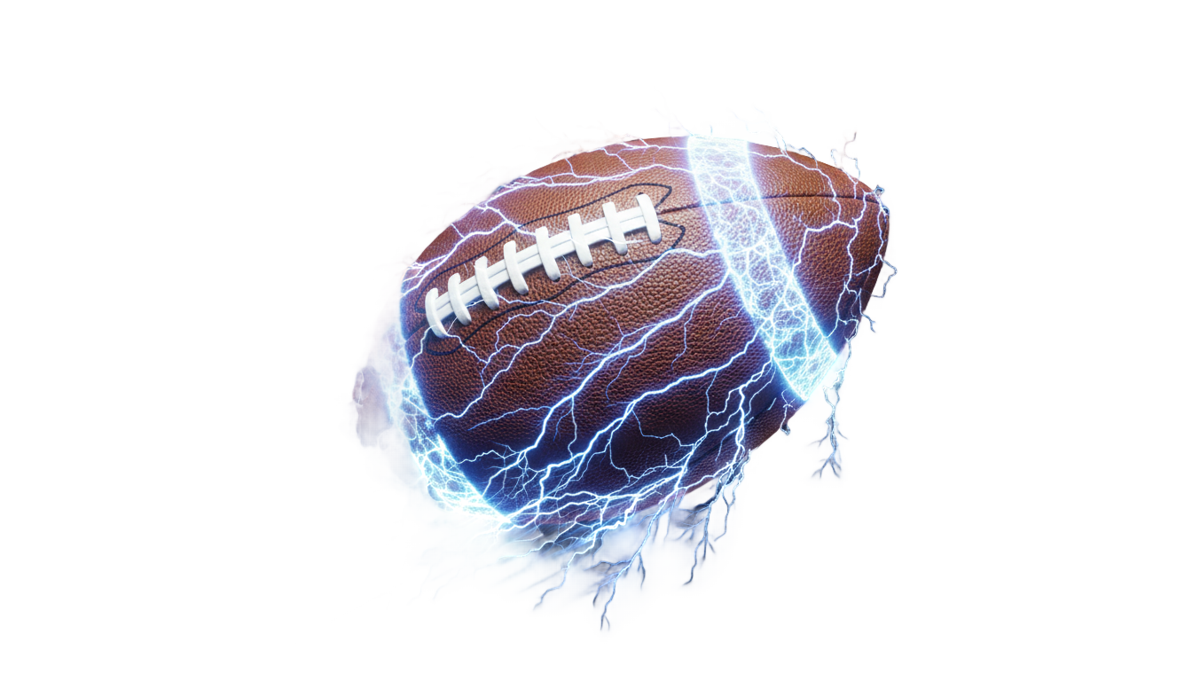 football lightning bolt png PNG transparent background