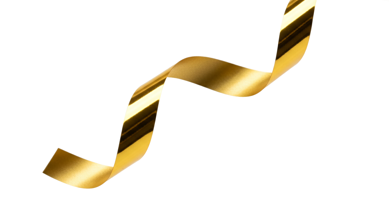 single gold confetti png PNG transparent background