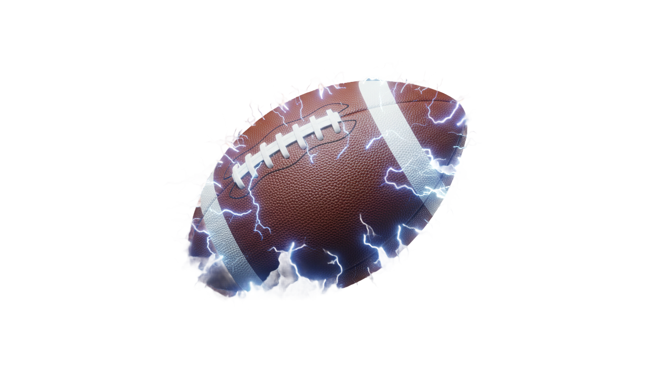 football lightning bolt png PNG transparent background