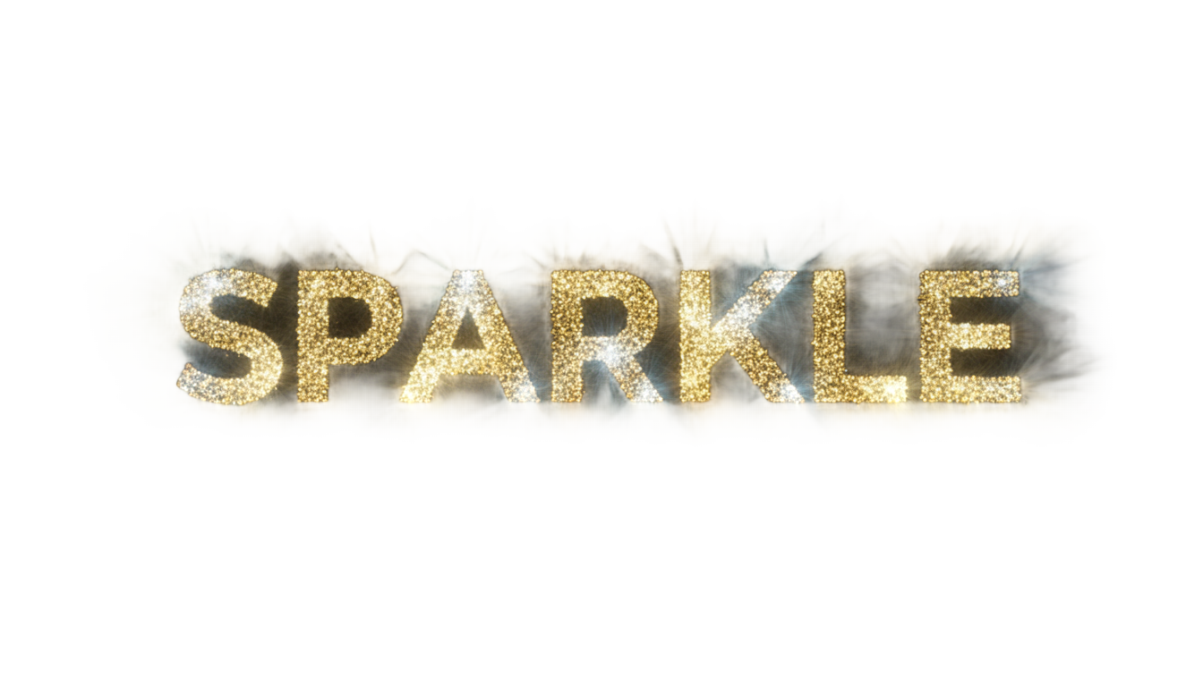 sparkle word png PNG transparent background