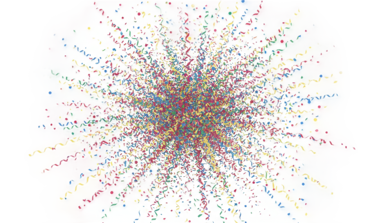 confetti burst png PNG transparent background