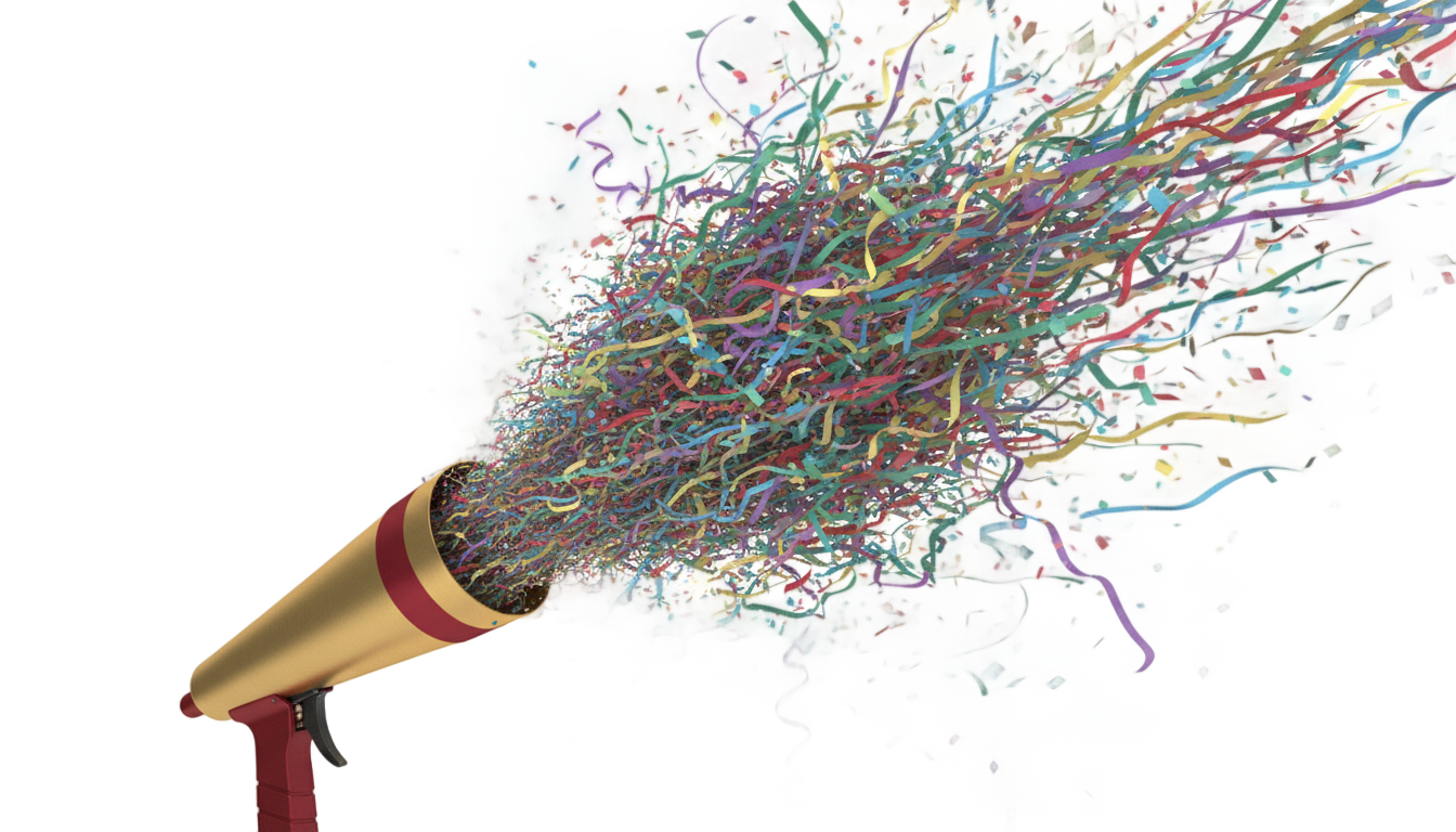 confetti cannon gif png PNG transparent background