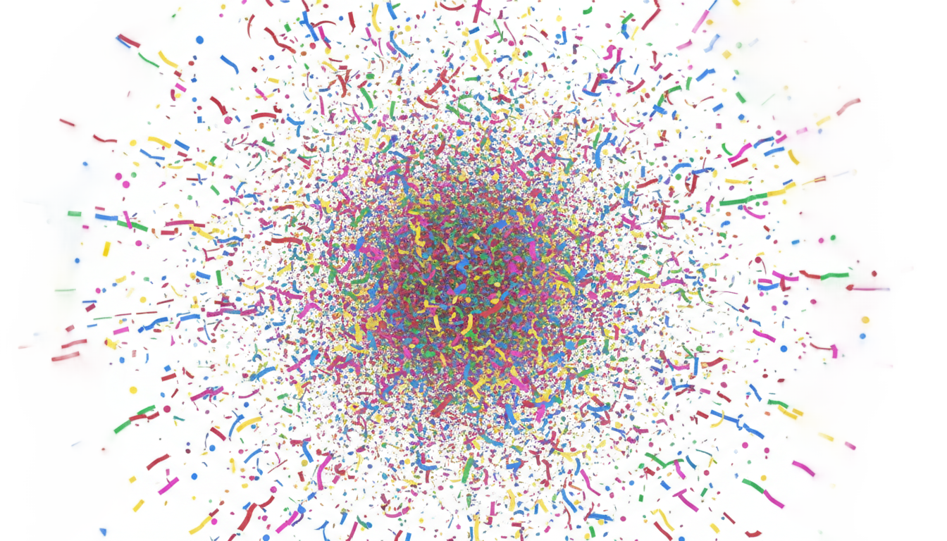confetti burst png PNG transparent background