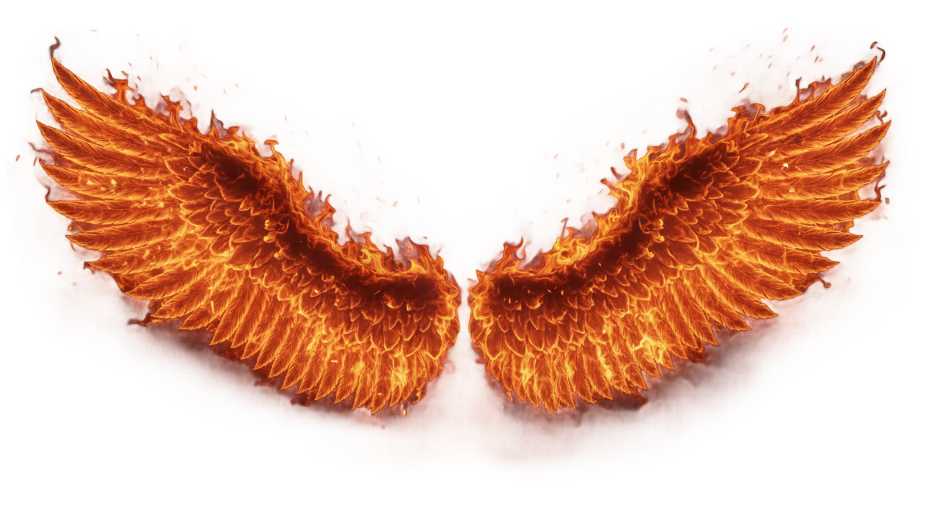 wings of fire png PNG transparent background