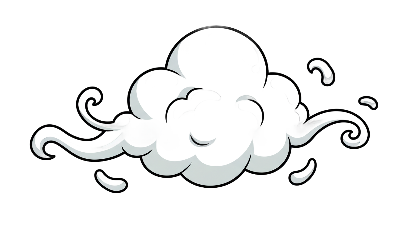cartoon smoke png PNG transparent background