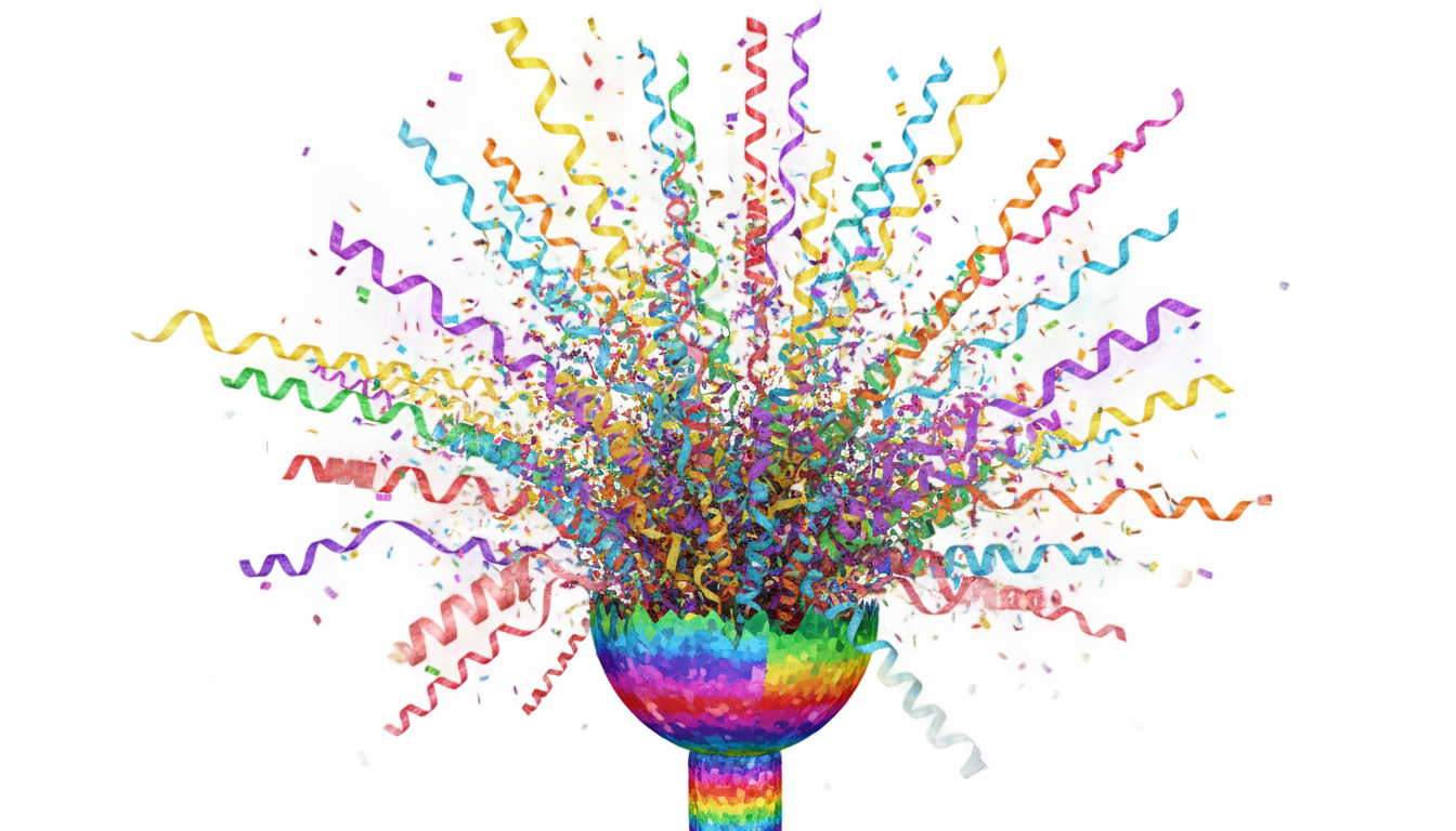 confetti ball emoji png PNG transparent background