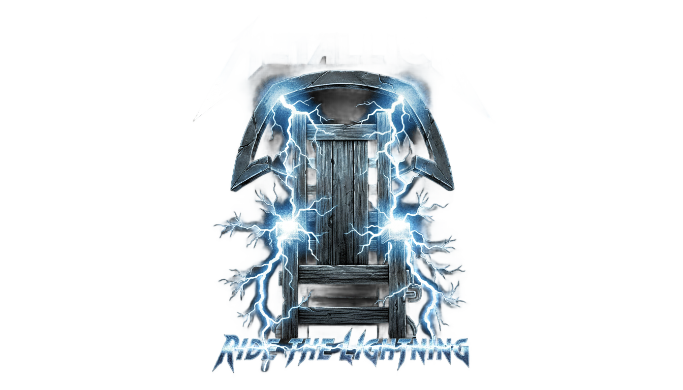 metallica ride the lightning logo png PNG transparent background