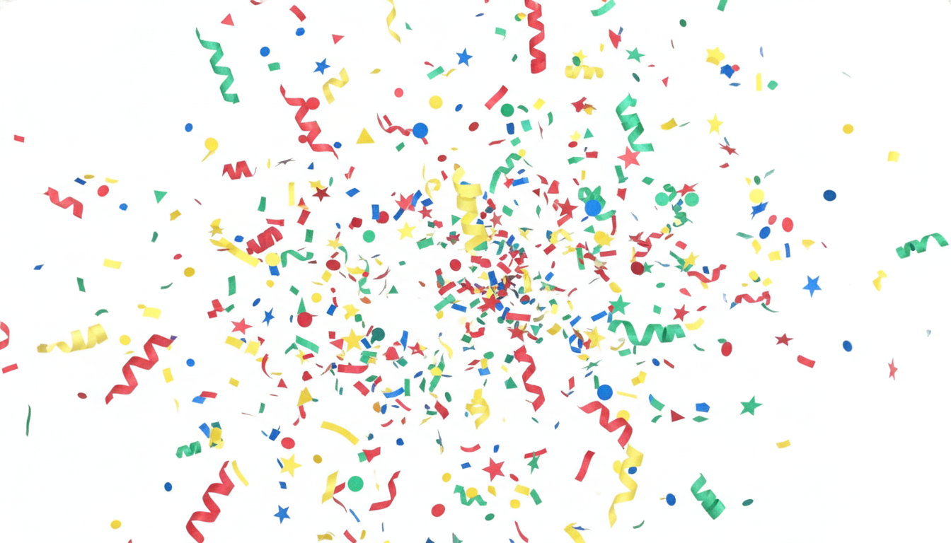 celebration confetti png PNG transparent background