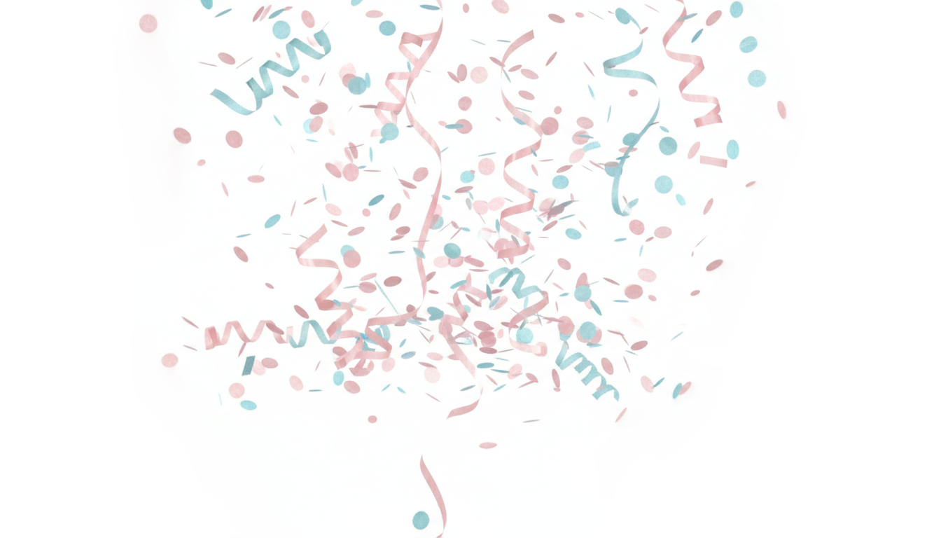 pink and blue confetti png PNG transparent background