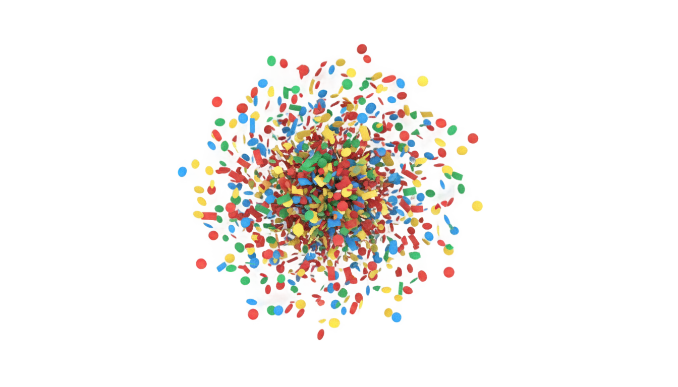 iphone confetti emoji png PNG transparent background