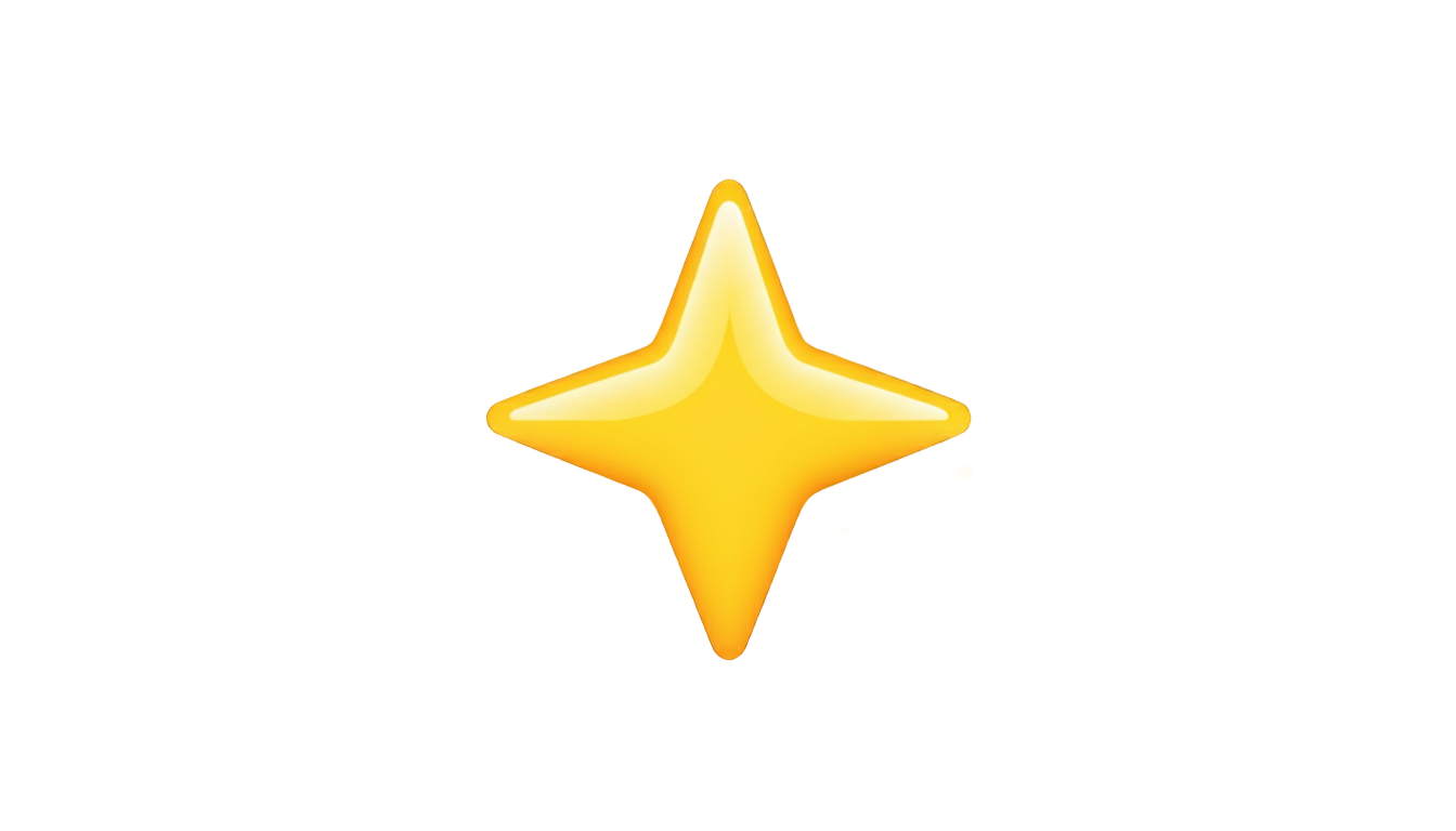 sparkle emoji png copy and paste PNG transparent background