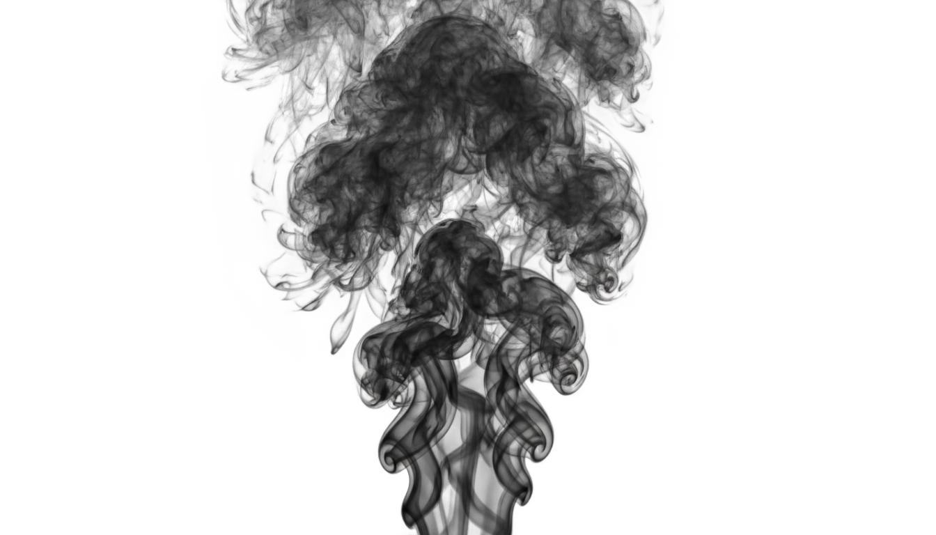 black smoke png PNG transparent background
