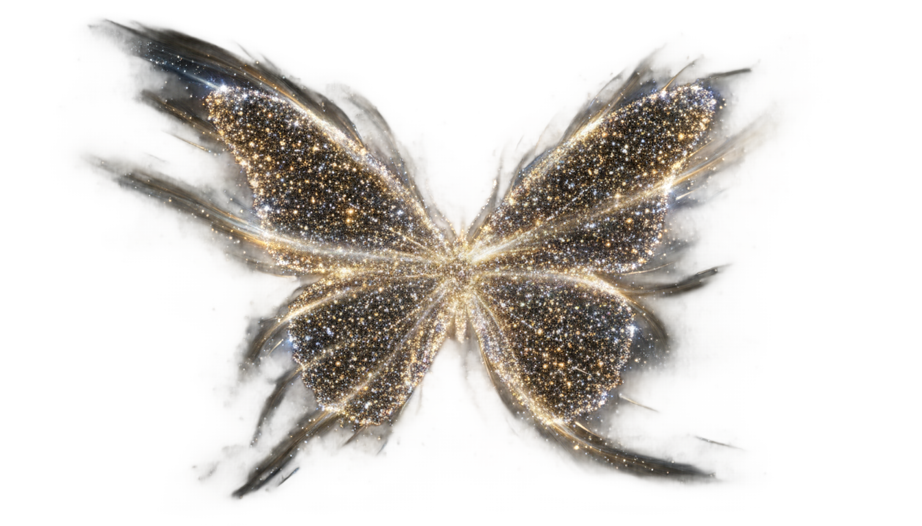 sparkle butterfly png PNG transparent background
