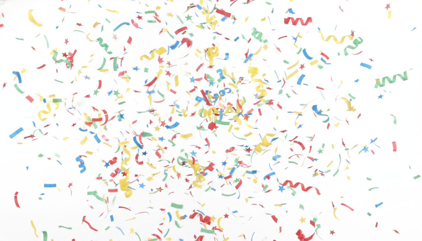 party confetti png PNG transparent background