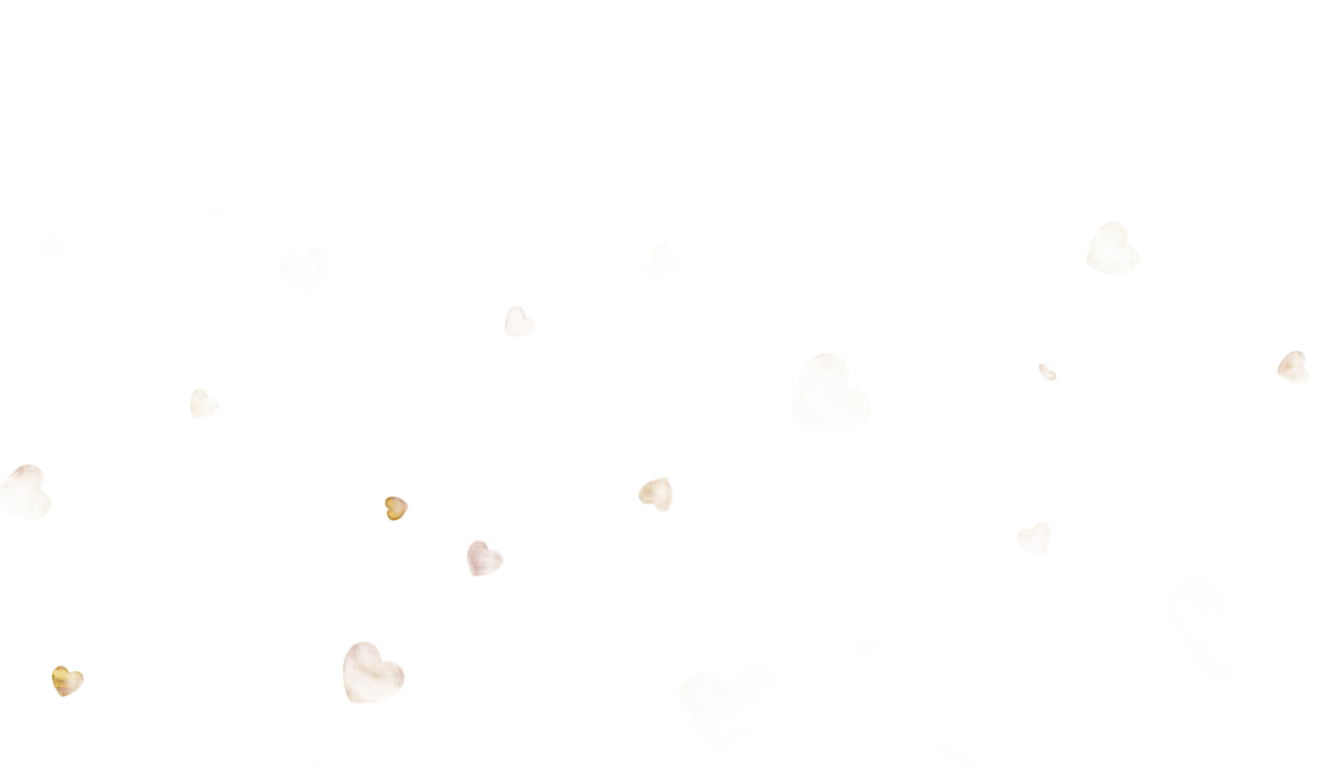 gold heart confetti png PNG transparent background