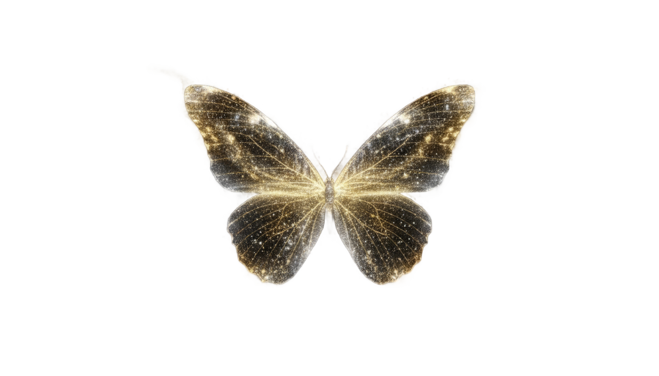 sparkle butterfly png PNG transparent background