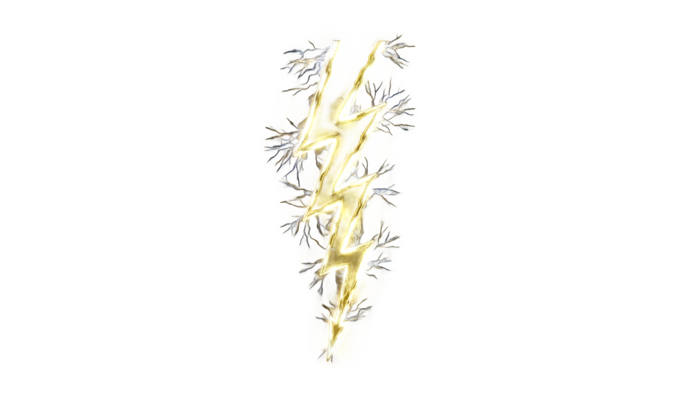 lightning bolt silhouette png PNG transparent background