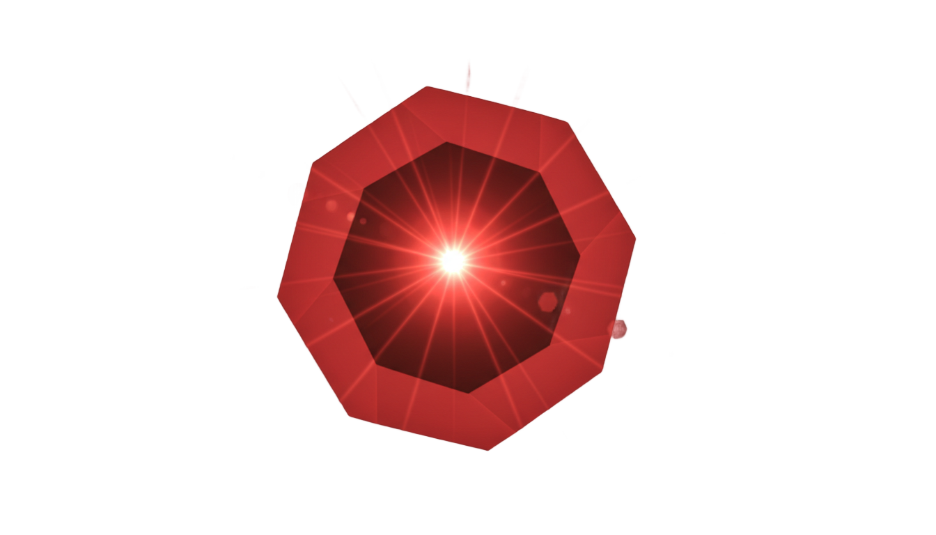 red light lens flare png PNG transparent background