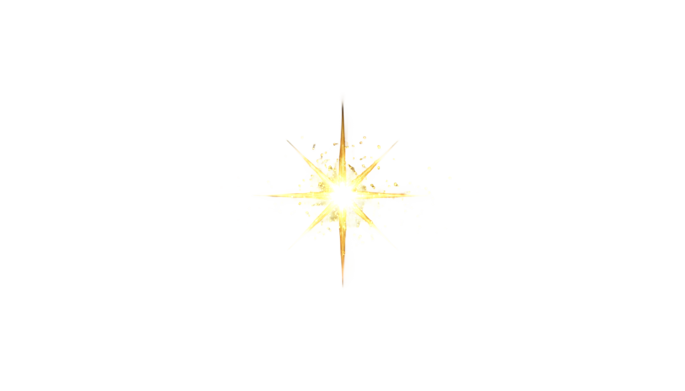 single golden sparkle png PNG transparent background