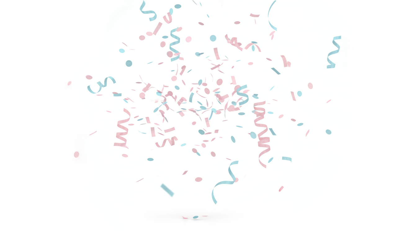 pink and blue confetti png PNG transparent background