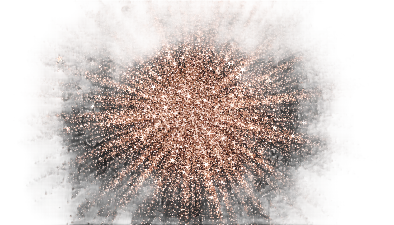 rose gold sparkle png PNG transparent background