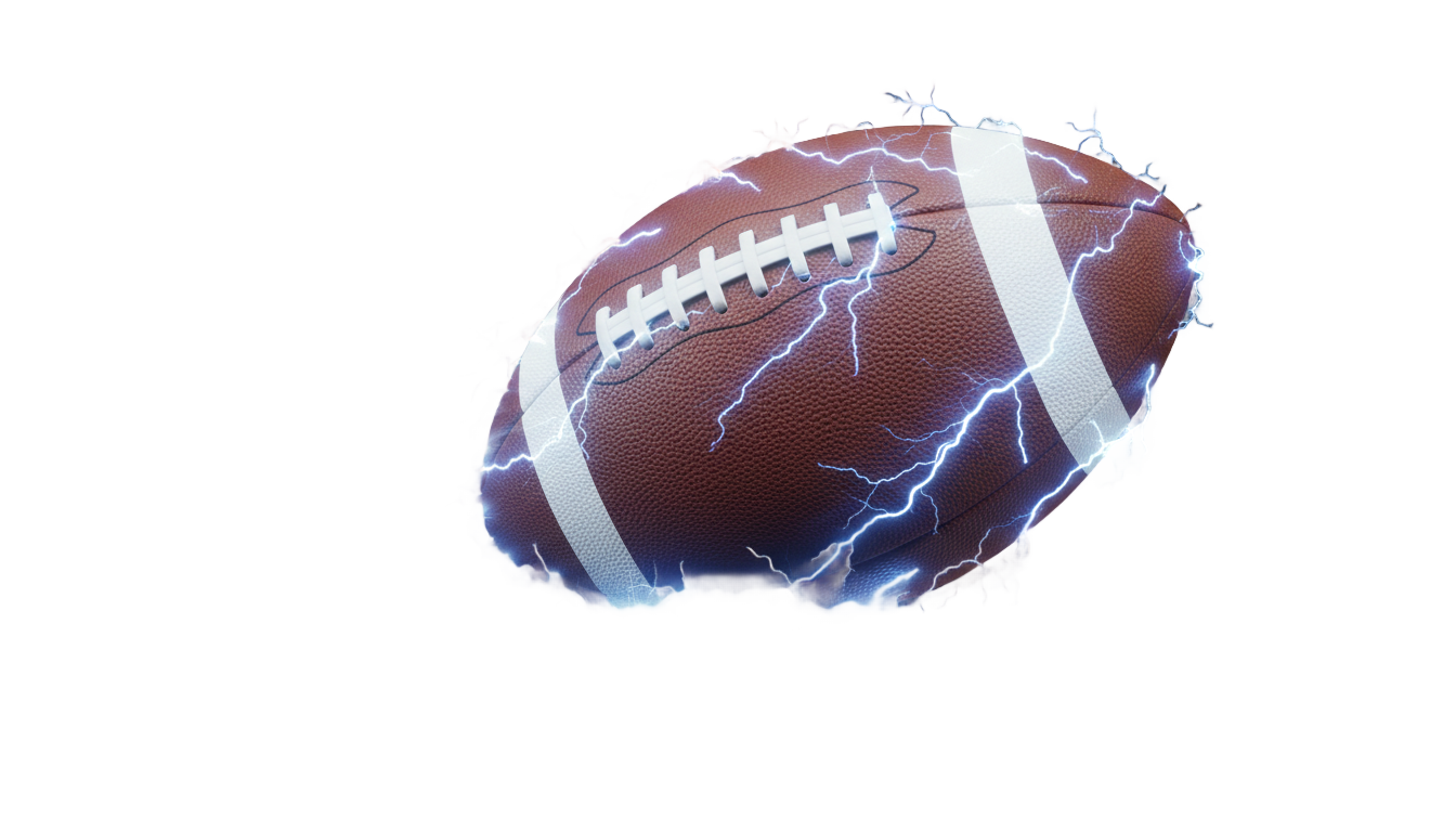 football lightning bolt png PNG transparent background