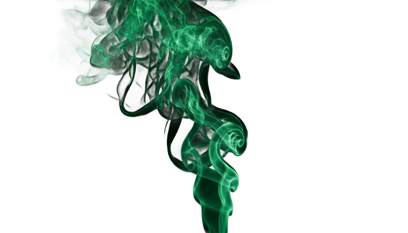 green smoke png PNG transparent background