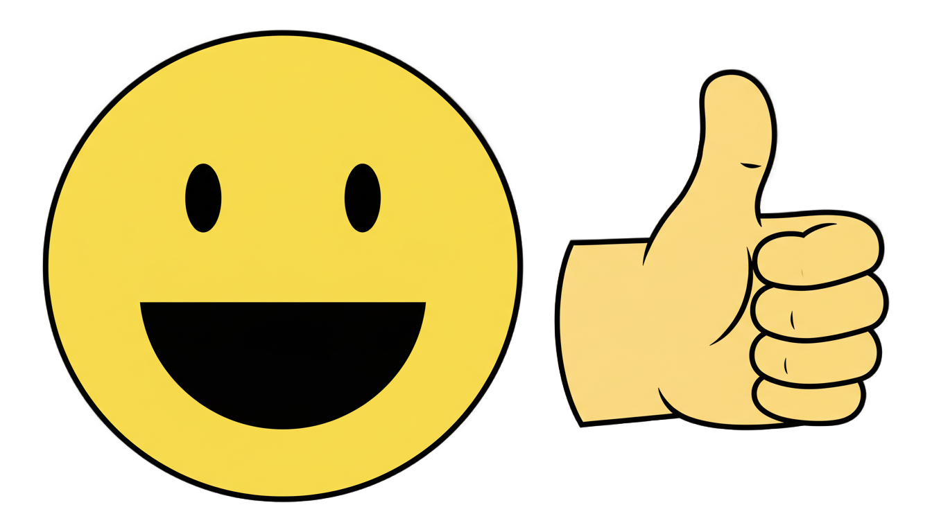 smiley face thumbs up meme png PNG transparent background