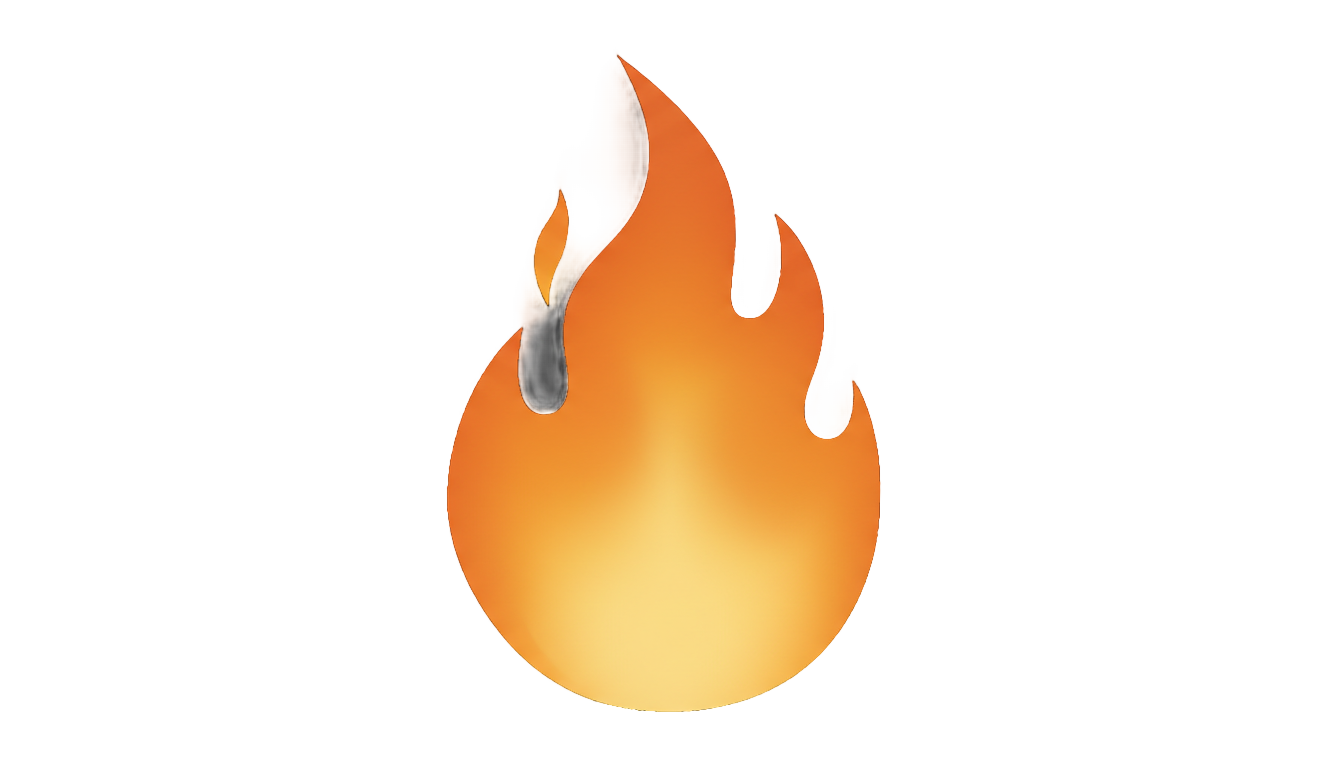 discord fire emoji png PNG transparent background