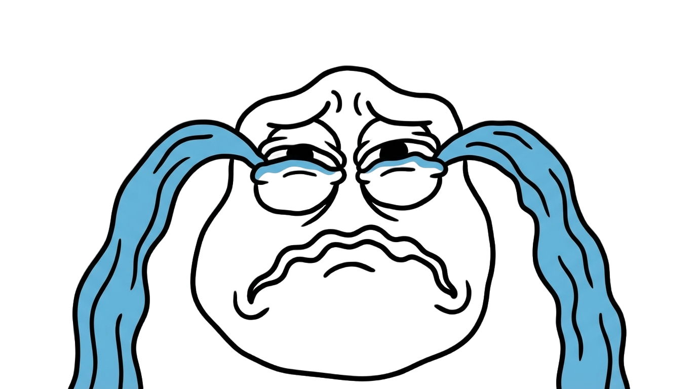 funny crying face png PNG transparent background