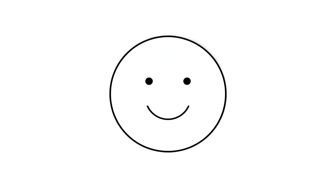 smiley outline png PNG transparent background