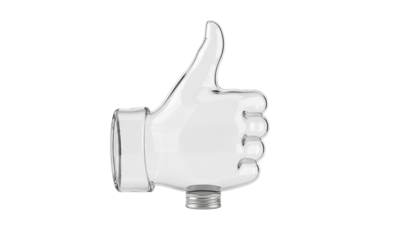 thumbs up bottle png PNG transparent background