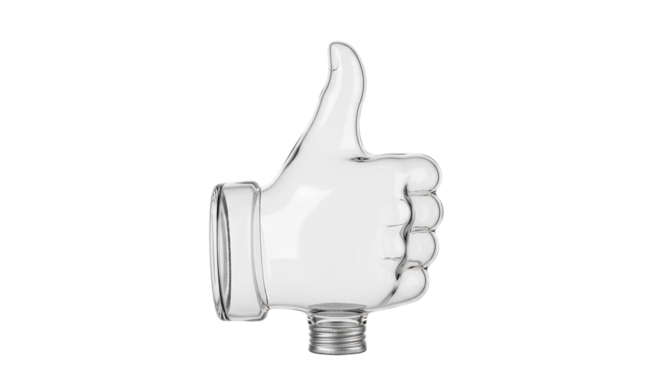 thumbs up bottle png PNG transparent background