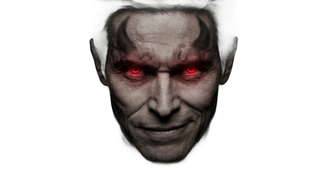 lucifer devil face png PNG transparent background