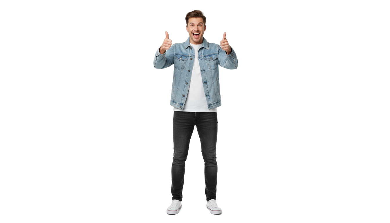 thumbs up guy png PNG transparent background